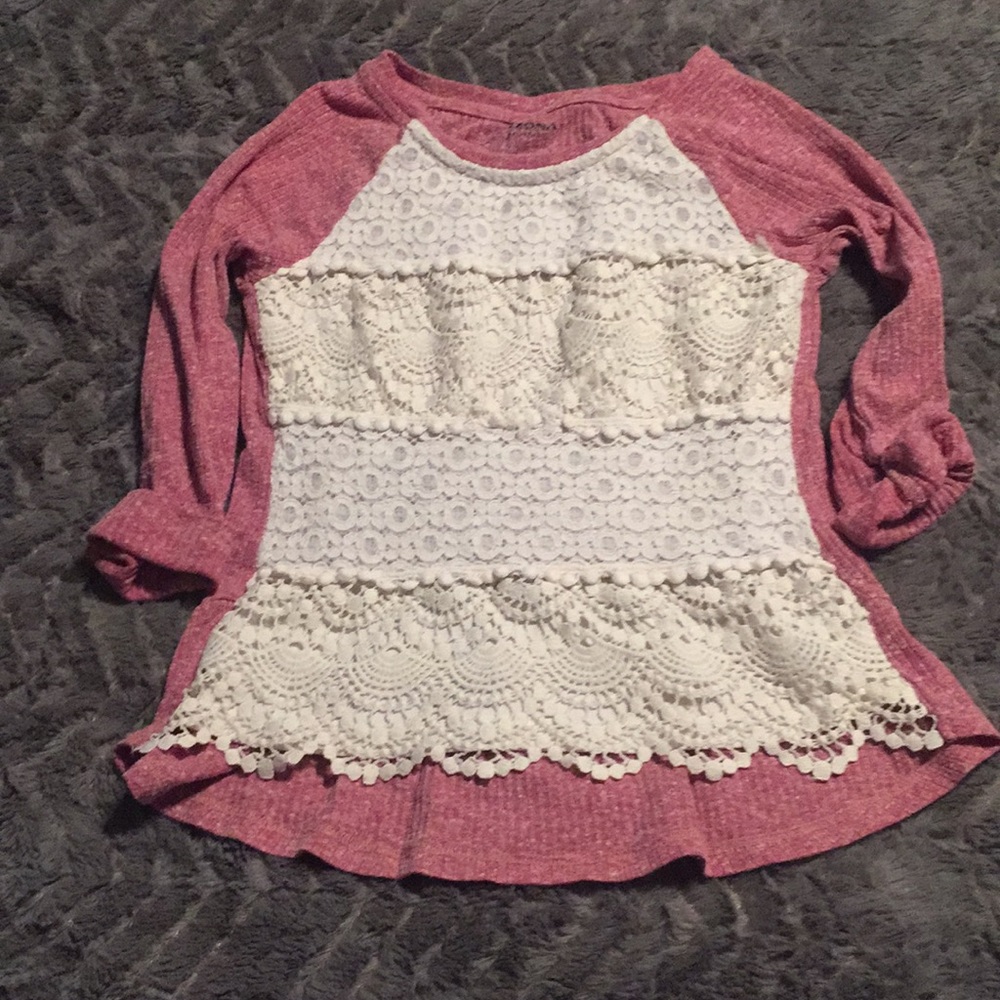 Sweet and Soft 3/4 sleeve Girls Top